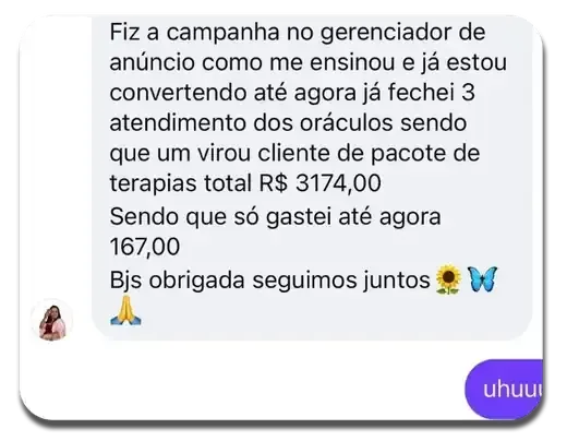 Depoimento de aluna da Polly