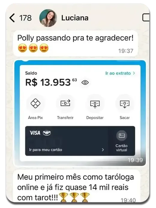 Depoimento de aluna da Polly