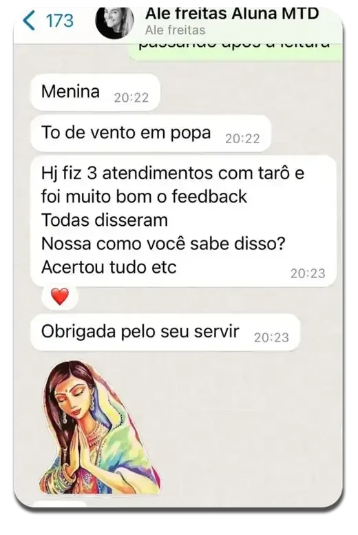 Depoimento de aluna da Polly